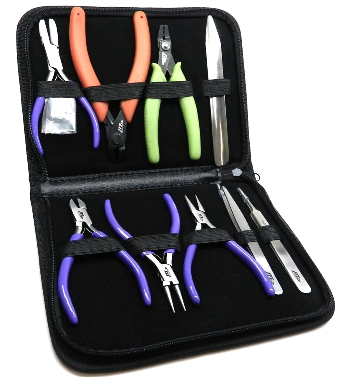 SUPERIOR BEADER’S Tool Kit Jewelry Making Beading Tools Set of 9 Bead Tools JTS