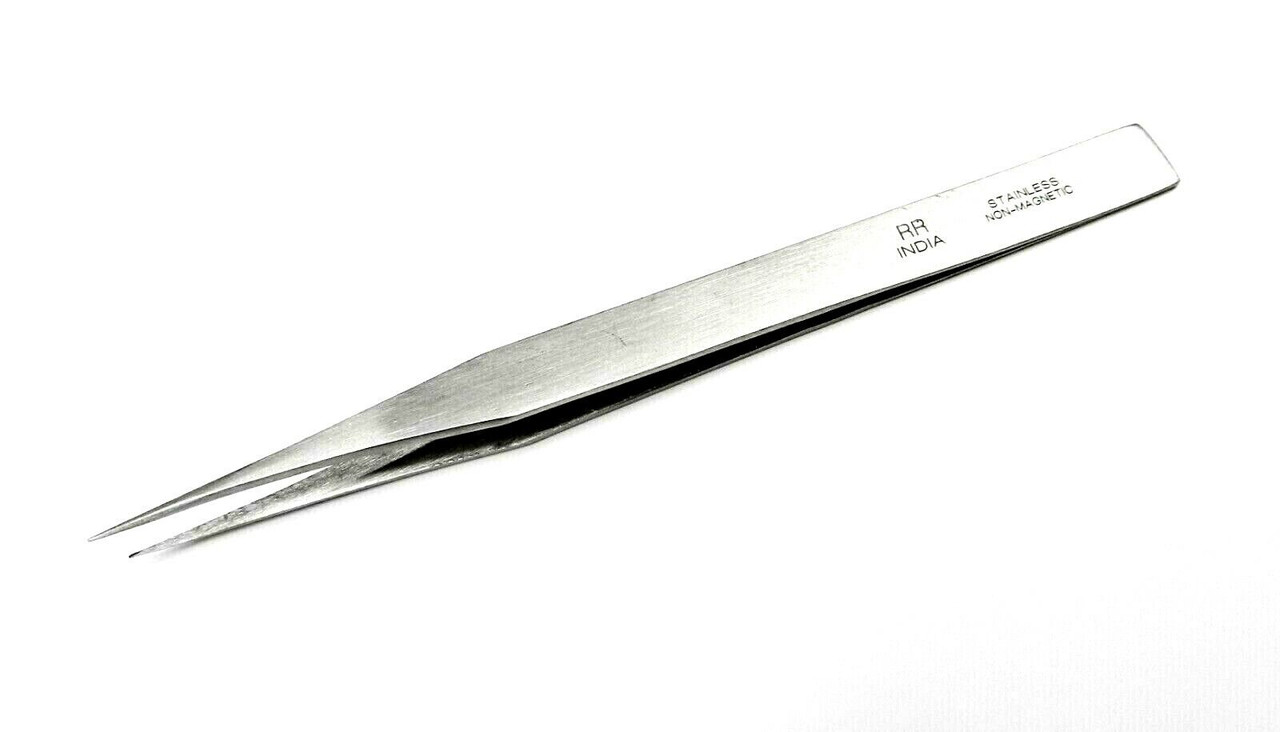 Tweezers RR Anti Magnetic Stainless Fine Point Tip Boley Type Jewelry Craft Tool