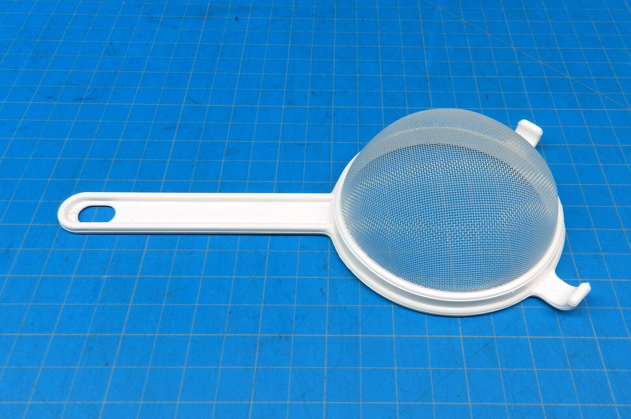 Plastic Strainer For Cooking 3-1/2" Sieve Mesh 100% Plastic and Nylon Polyester By JTS
