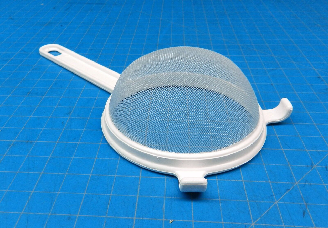 Plastic Strainer For Cooking 3-1/2" Sieve Mesh 100% Plastic and Nylon Polyester By JTS