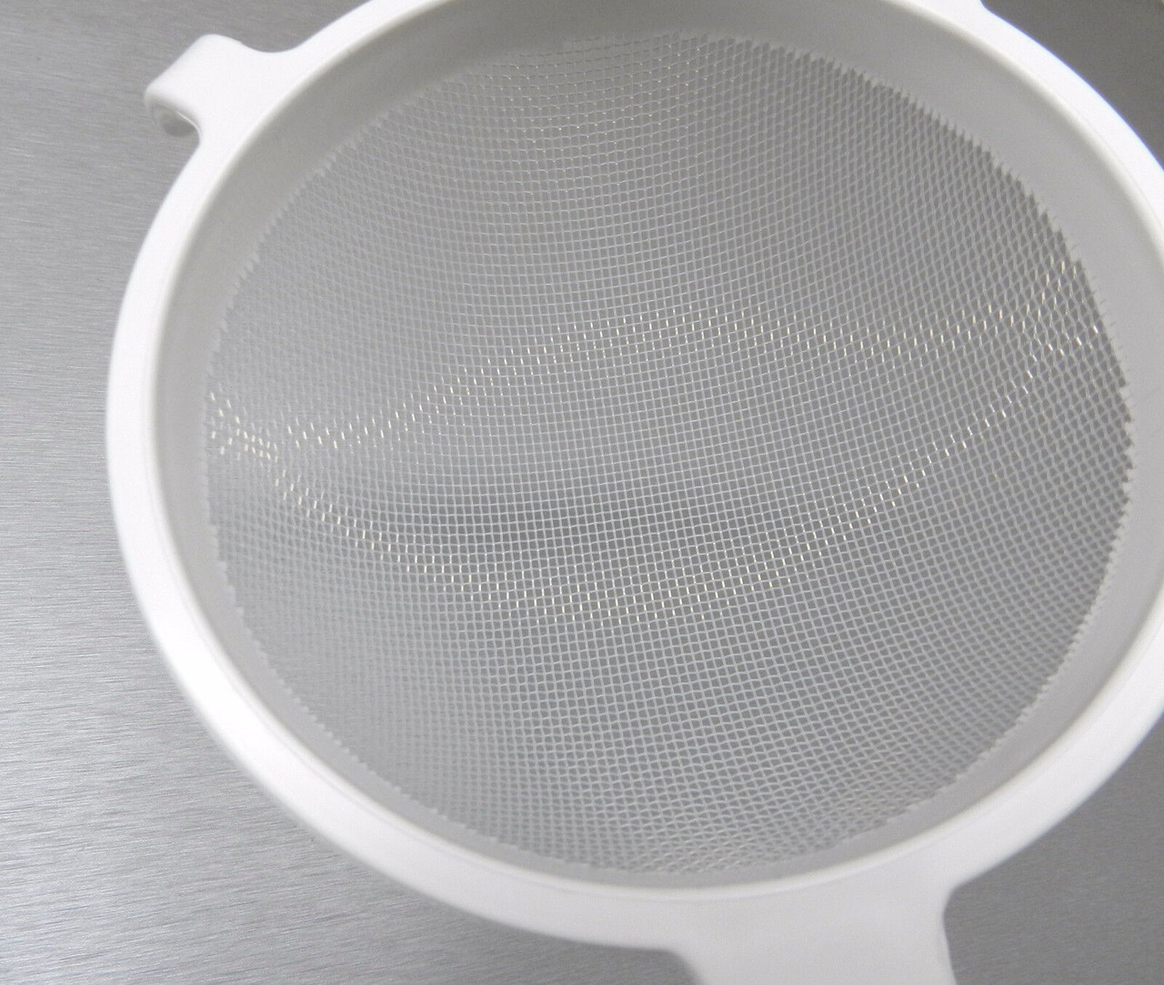 Plastic Strainer Kitchen Cooking Nylon Polyester Mesh 100% Plastic BPA Free White 3 sizes 3" - 4" - 5.5" By JTS