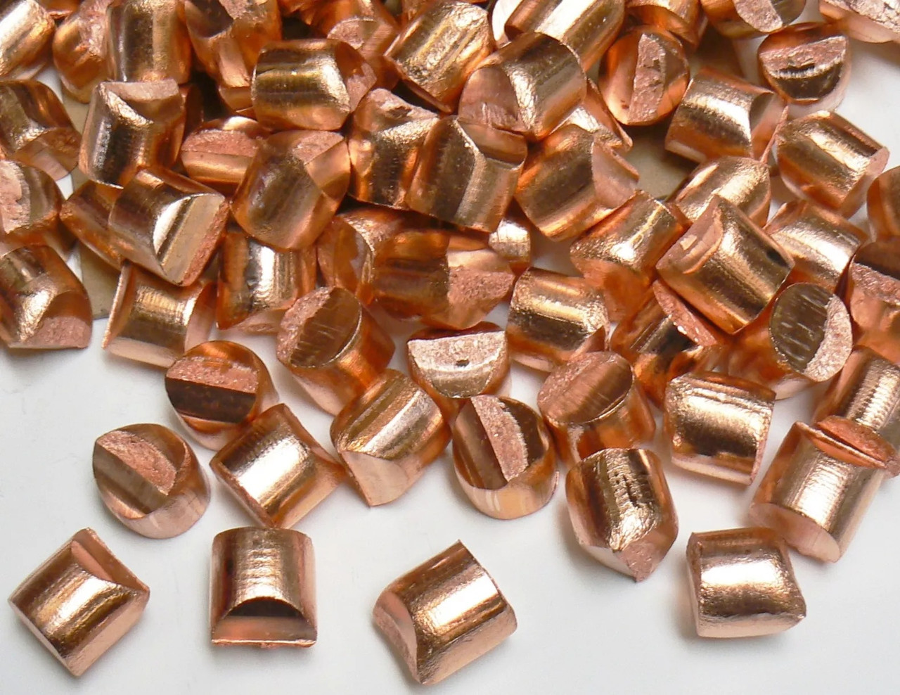 Pure Copper 99.99% Oxygen Free Cu Metal Anode Slugs Melt Casting