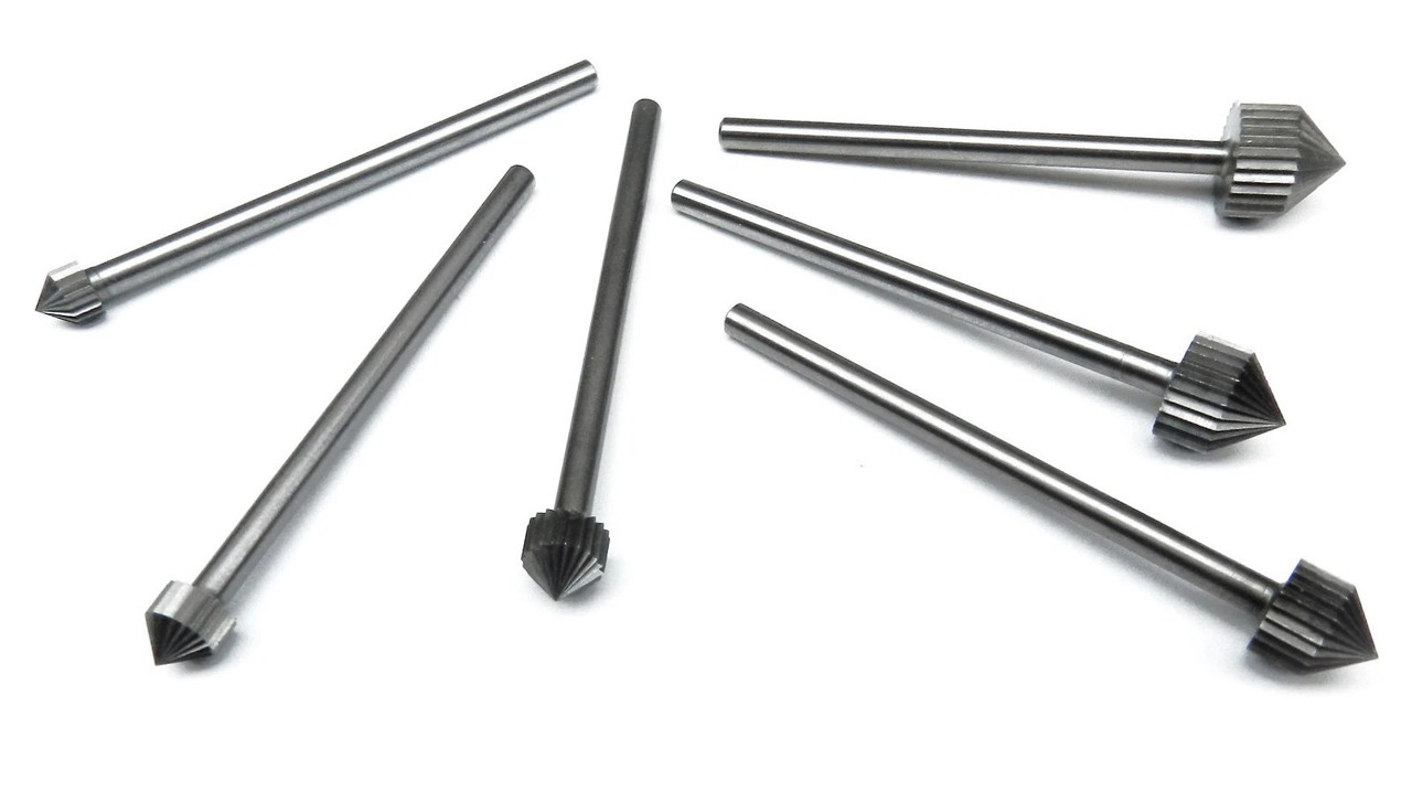 Jewelry Setting Burs Fig 413 Jewelers Stone Setters Bur 040-080 Large 6 Pc Set