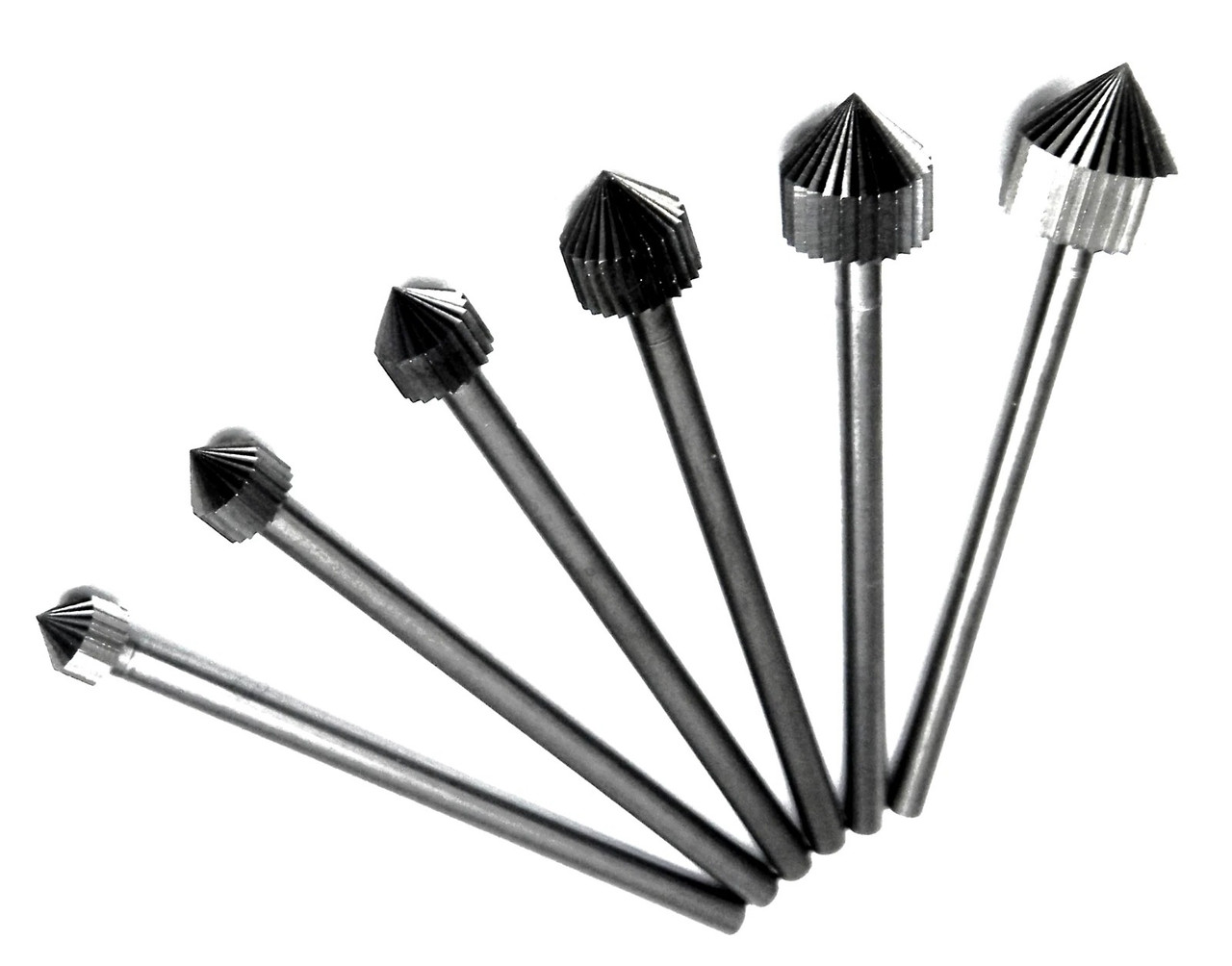 Jewelry Setting Burs Fig 413 Jewelers Stone Setters Bur 040-080 Large 6 Pc Set