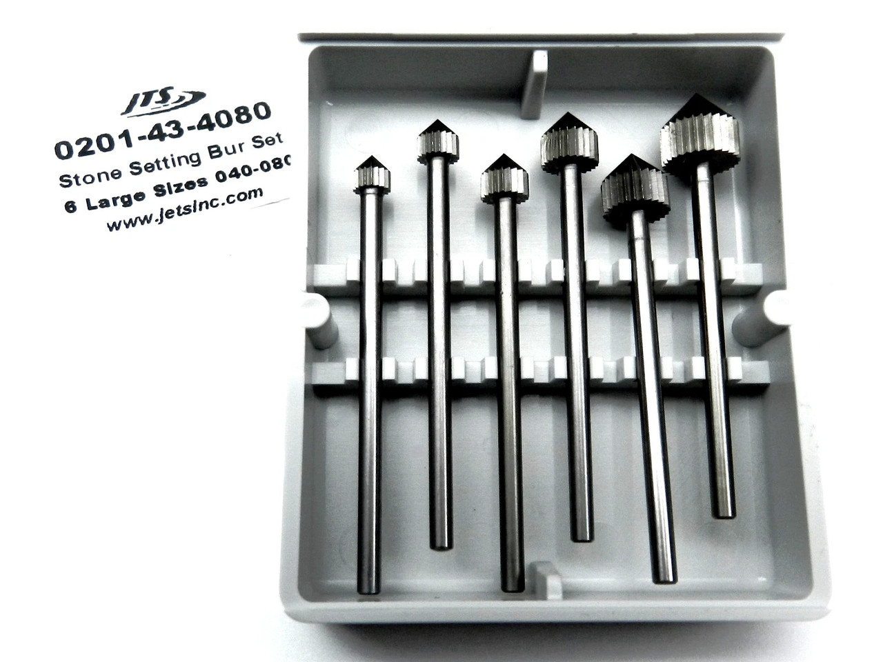 Jewelry Setting Burs Fig 413 Jewelers Stone Setters Bur 040-080 Large 6 Pc Set