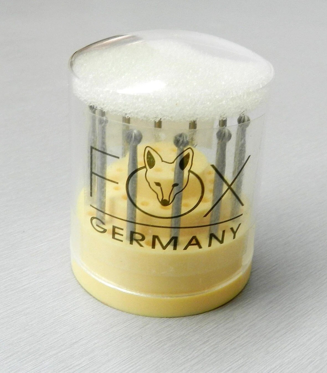 Fox Burs Fig 1 Round Set of 12 Jewelers Ball Burs Rotary Tool Bit 024-040 German