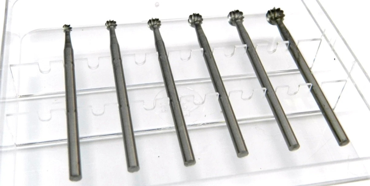 Round Ball Burs Fox Burs Fig 1 Jewelry Stone Setting Bur 025-050 German 6 Sizes Round Ball Burs Fox Burs Fig 1 Jewelry Stone Setting Bur 025-050 German 6 Sizes