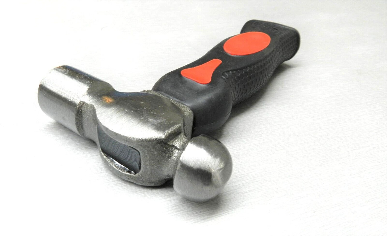 12oz Ball Peen Hammer Stubby Steel Short Handle Ergonomic Metal Crafts Hammer
