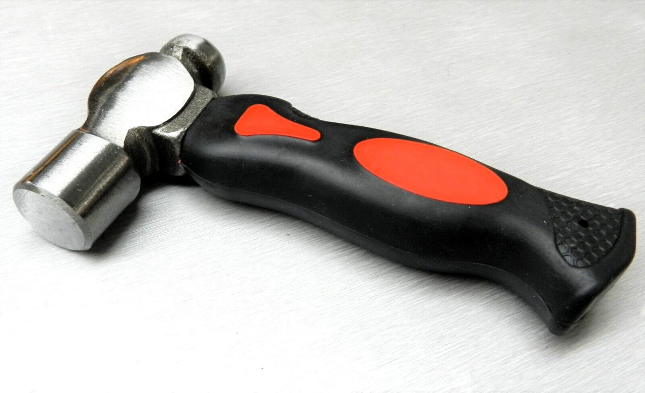 12oz Ball Peen Hammer Stubby Steel Short Handle Ergonomic Metal Crafts Hammer