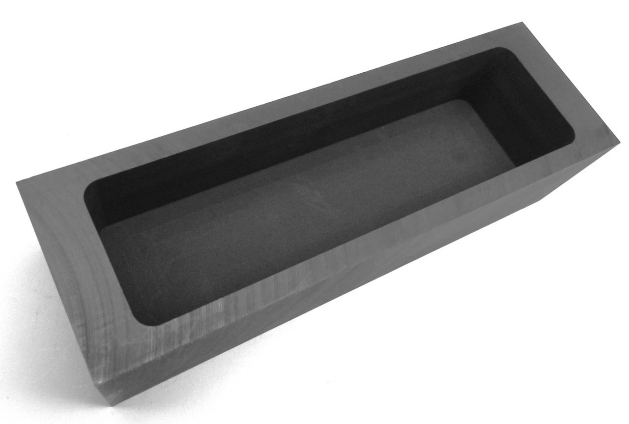 Graphite Ingot Mold Loaf for Gold or Silver Machined Melt and Pour Make Loaf Bar