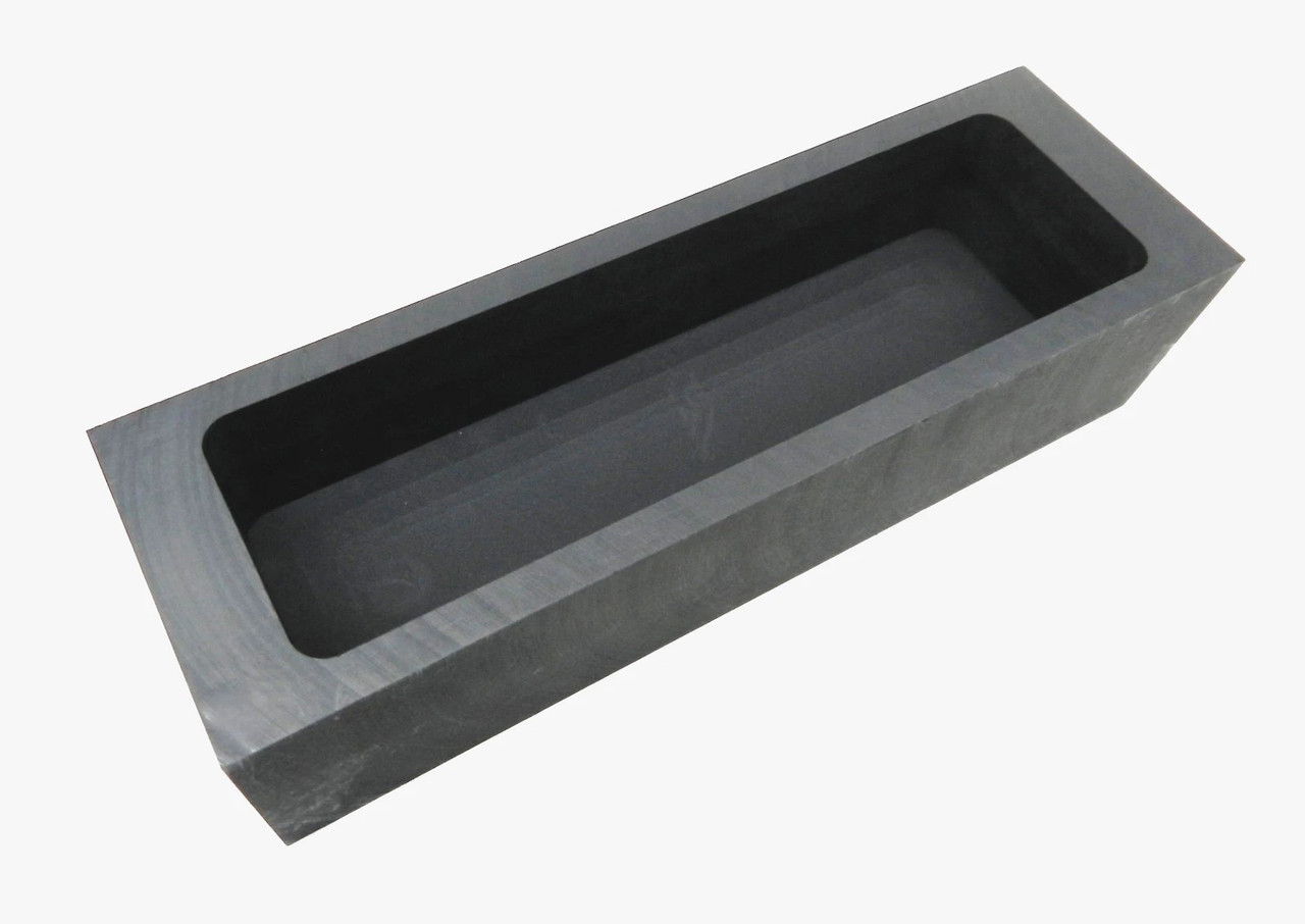 Graphite Ingot Mold Loaf for Gold or Silver Machined Melt and Pour Make Loaf Bar