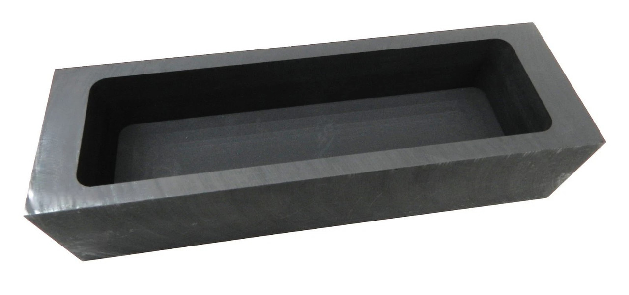 Graphite Ingot Mold Loaf for Gold or Silver Machined Melt and Pour Make Loaf Bar