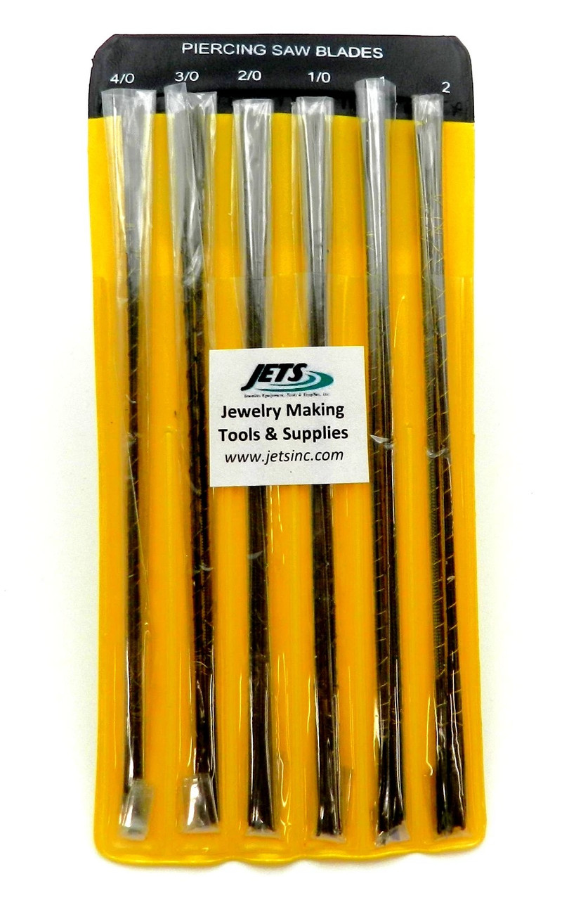 Jewelers Saw Blades 144 Pcs Assortment Pack Set 6 Sizes for Jewelers Saw Frame