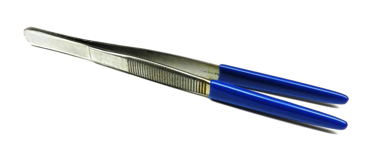 6" Tweezer Rubber PVC Tips Non Marring Parts Handling Steamer Ultrasonic Utility