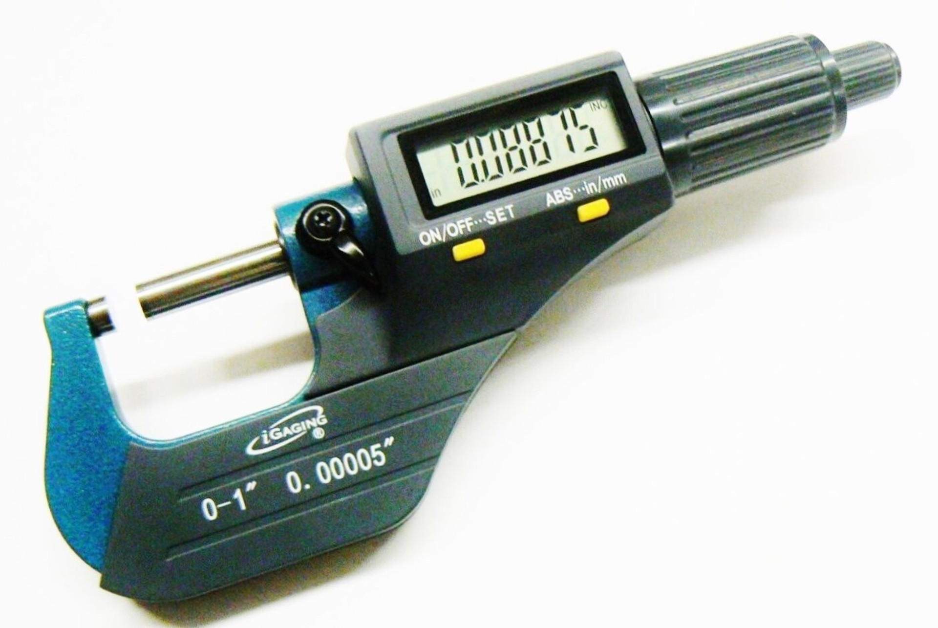 iGaging 01" Digital Electronic Micrometer w/Large Display Inch/Metric