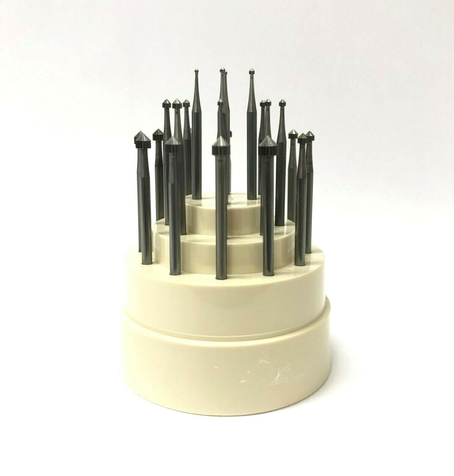 Swiss Maillefer Jewelry Making Stone Setting Burs 24 PCS