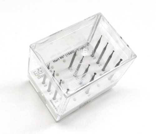 Hart Burs 90º Bearing Cutter Fig156c Set 006-023 Jewelers Stone Diamond Setting