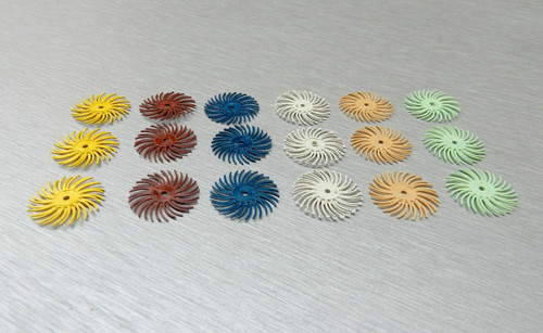 3M 3/4" Radial Bristle Disc Assortment 18 PCS Set