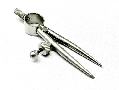 Mini Spring Divider Round Leg Compass Layout Compass Tool Jewelry Hobby Pegasus