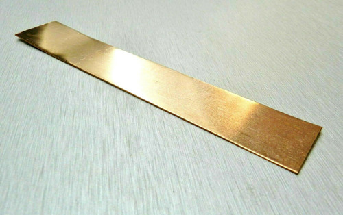 Krohn Copper Anode Pure 1" x 6" Jewelry Plating for Electroplating Metals