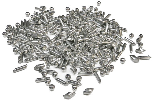 Tumbling Shot Mix Stainless Steel Eclipse / Pins / Diagonals Tumbler Media 1 Lb