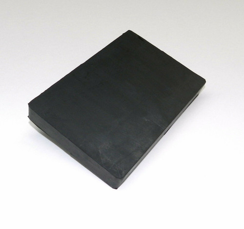 Rubber Block Bench 4" x 6" Square 3/4" Thick Base for Steel Block Dapping