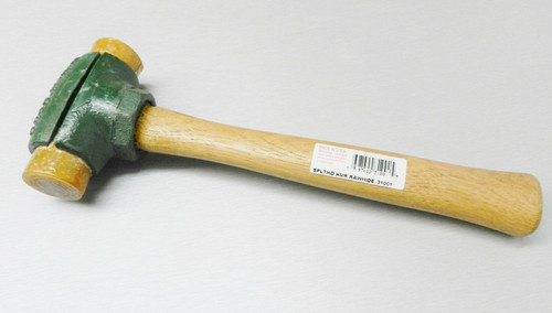 Garland Rawhide Mallet Split Head Hammer #2 with 1-1/2" Faces 32 Oz. 31002
