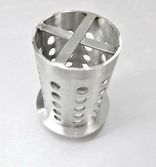 Perforated Flask 3-1/2" x 6" Casting Flask Vacuum Casting Stainless 1/8" Wall