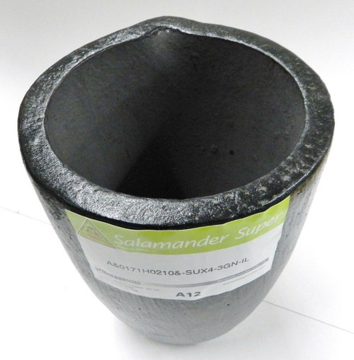 Salamander Crucible A12 Super A Clay Graphite by Morgan 