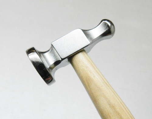 Jewelers Chasing Hammer 7/8 - 22mm Small Flat Face Jewelry Hammers