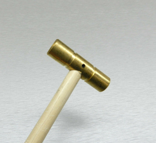 Brass Mallet 2" Brass Hammer Flat Face Jewelry Making Hammer Craft Metal Working