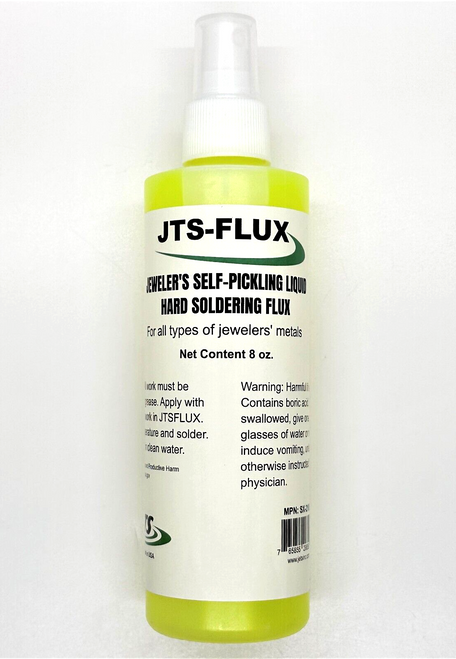 JTS Self Pickling Flux Gold Silver Jewelry Hard Soldering 1/2 Pint - 8oz