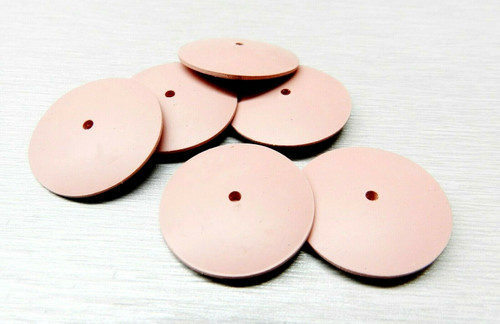 EVE Knife Edge Silicone Polisher Wheels 5/8” Pink Extra Fine Pack of 10