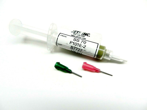 Silver Solder Paste Medium 70% Silver 1/4 Troy Ounce Syringe Soldering Paste