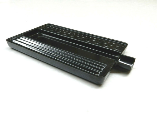 Black Plastic Sorting Tray for Colored Stones Beads & Gems 3-3/4" x 7" Large