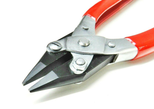 Smooth Jaws Flat Nose Parallel Plier Return Spring 200 mm