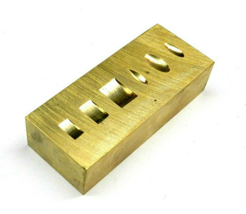 Ring Stamp Brass Anvil Stamping Marking Rings Shank Double Sided 15 Sizes Shapes