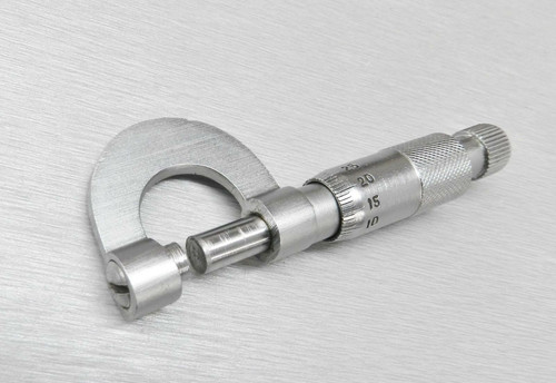 Mini Micrometer 15mm Small Micrometer Pocket Size Metric 0-15mm x 0.01mm
