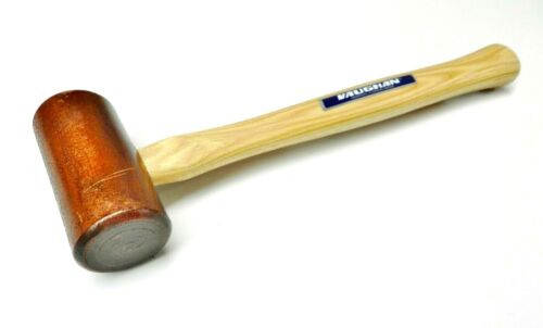 Vaughan 2" Rawhide Hammer Mallet #4 Metalwork Woodwork Jewelry Non Marring Tool
