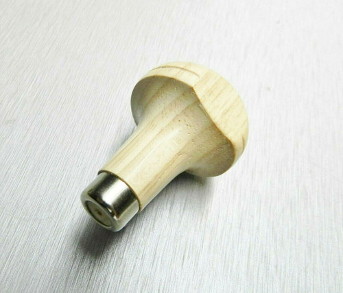 6 Pcs Graver Handles Mushroom Cut Head Wooden Holder Setters Engravers Handle