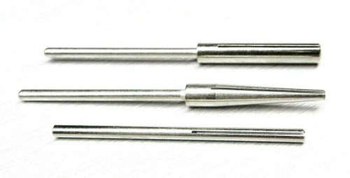 3 Split Mandrels 3/32" Shanks Tapered & Straight Mini Mandrels for Rotary Tools