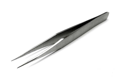 Tweezers MM Stainless Steel Anti-Magnetic 5" Fine Tip Soldering A-1