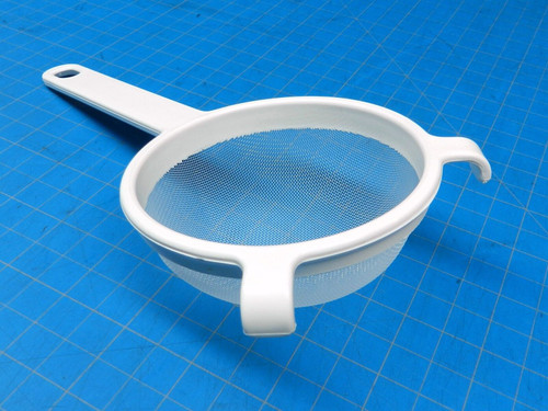 Plastic Strainer For Cooking 3-1/2" Sieve Mesh 100% Plastic and Nylon Polyester By JTS