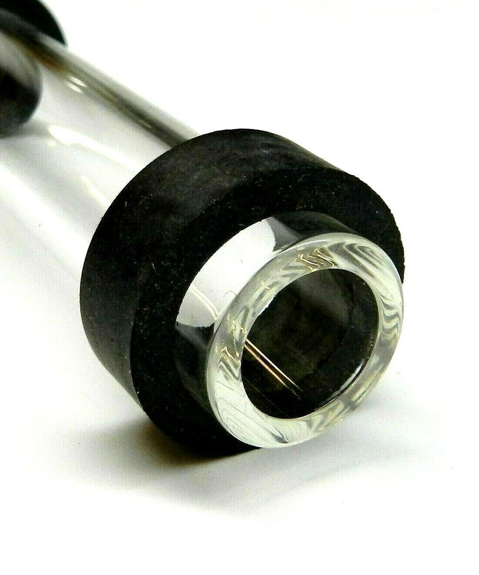 9" Steamer Sight Glass Tube Replacement Boiler Water Level Gauge w/2