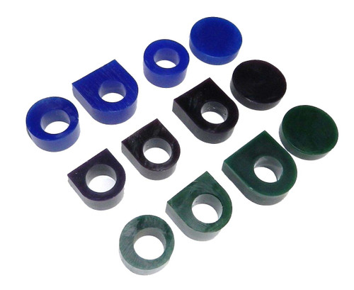 Carving Wax Ring Tube Assortment 12 Pcs Pre-Cut Tubes Blanks