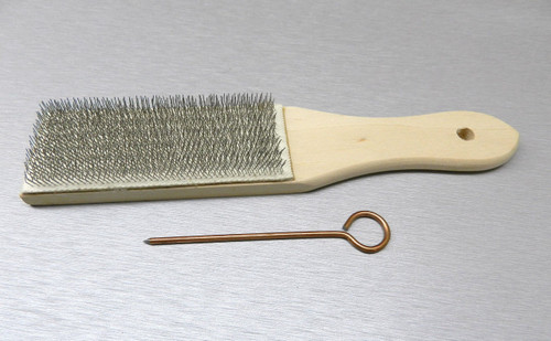 File Card Brush Cleaner & Pick Clean Files Remove Collected Filings Lutz