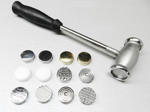 Marteau à Texture Interchangeable 12 Faces - Pour Bijouterie Et Travail Du Métal - Neuf - Marque TOOLS MASTERS UK