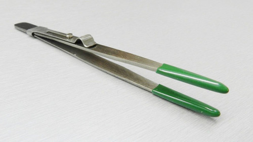 5-1/2” PVC Rubber Coated Tip and Slide Locking Tweezers