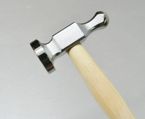 Jewelers Chasing Hammer 7/8 - 22mm Small Flat Face Jewelry Hammers