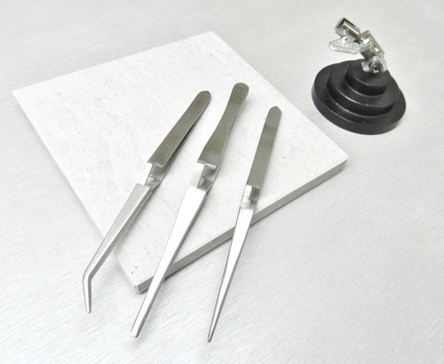 Cross Locking Tweezer Set